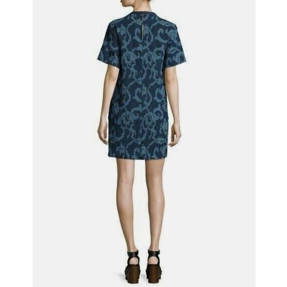 NWT Rag & Bone Indigo Esmond Laser Cut Dress XS - Picture 2 of 9